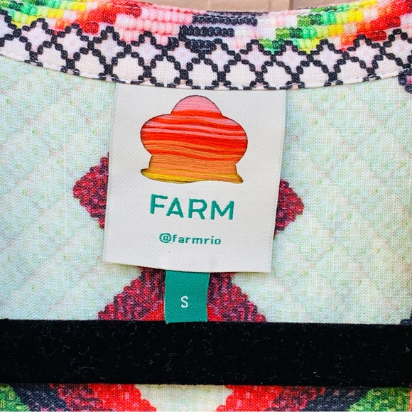 Farm Rio Colorful Geometric Patterned Dress - Picture 5 of 15